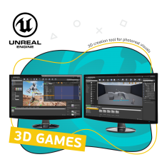 Unreal Engine 4. Игровой движок - КИБЕРшкола программирования для детей, компьютерные курсы для школьников, начинающих и подростков - KIBERone г. Рамонь