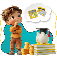 Финансовый интеллект вместе KIBERone - КИБЕРшкола программирования для детей, компьютерные курсы для школьников, начинающих и подростков - KIBERone г. Рамонь